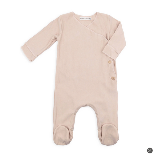 Tutina con piedi Pure - VINTAGE PINK 341