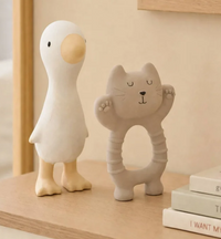 Set in gomma naturale - Gatto + Oca