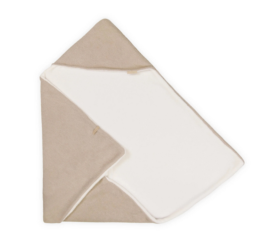Copertina Wrap con cappuccio brushed - Sand 181