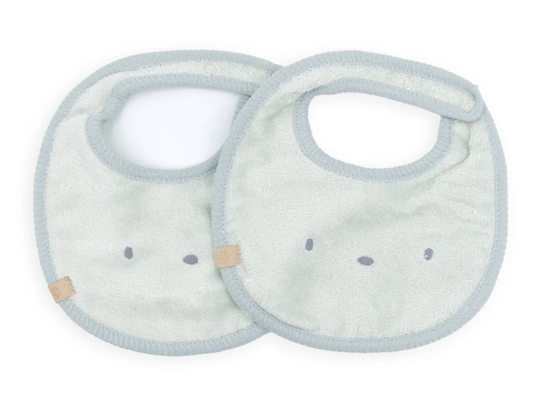 Set bavaglini 2 pezzi - Sky grey