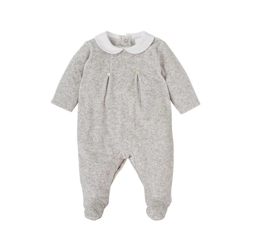 Tutina velluto grigio