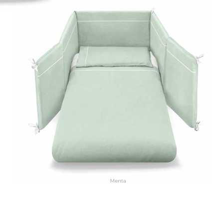 Lettino Progetto Transformer - Bicolore - Tessile menta incluso