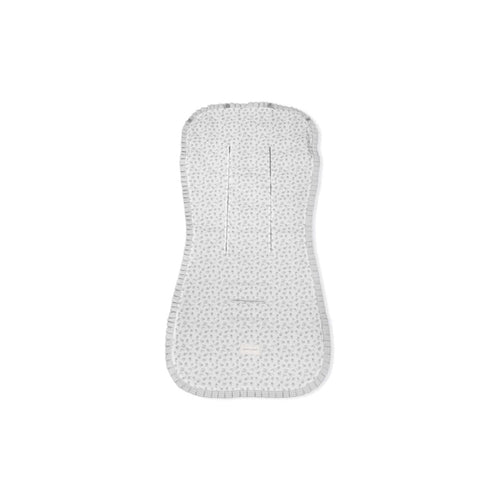Materassino copri seduta per passeggino - Little Bloom - Vichy grey