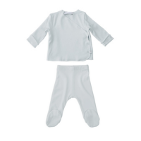 Completino in caldo cotone - azzurro tg. 1 mese