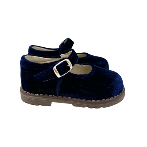 BALLERINA IN VELLUTO - NAVY - B3504