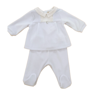 Completino azzurro in ciniglia