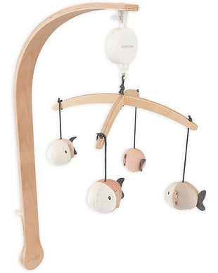 Giostrina musicale per lettino pesciolini rosa