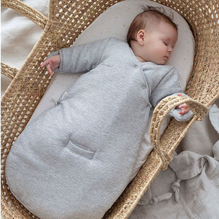 Sacco nanna waffle + lenzuola con angoli - Blu