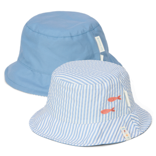 Cappellino sole reversibile Tg. 0/12 mesi  - LD