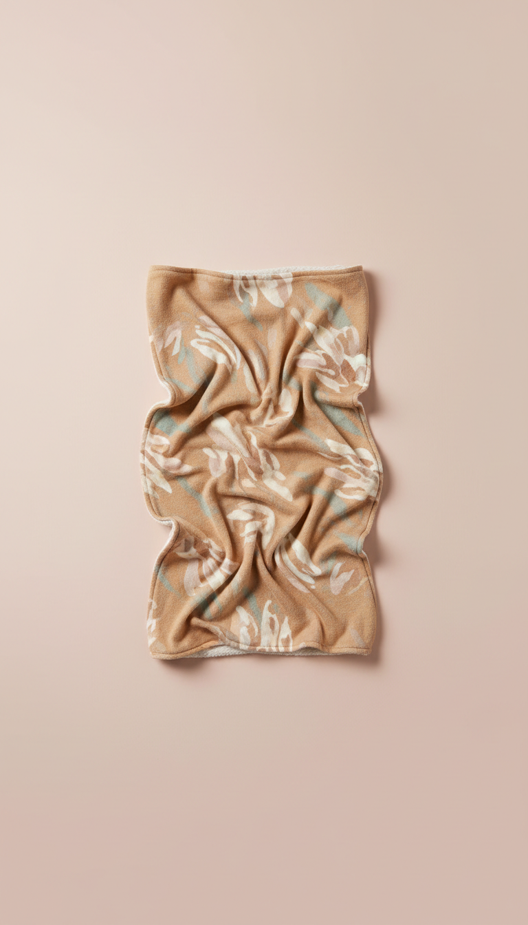 Swaddle Oat caldo con stampa delicata