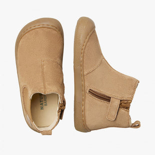 BAREFOOT GLITTY SUEDE - NATURINO - BROWN