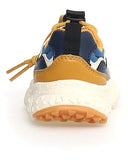 Sneakers Yamano 3 Junior - Nylon - Navy e Zucca - Ecopelle e Tessuto Tecnico Riciclato