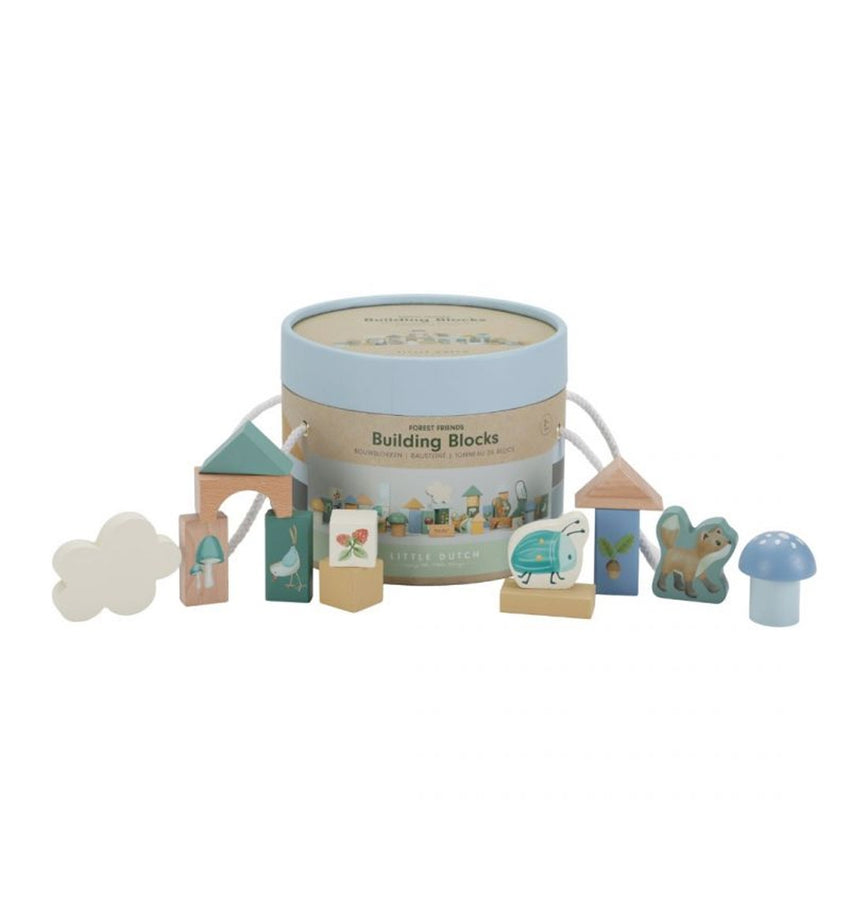 Cubetti da costruzione - Forest friends