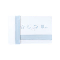 Lenzuola culla Lila Cielo