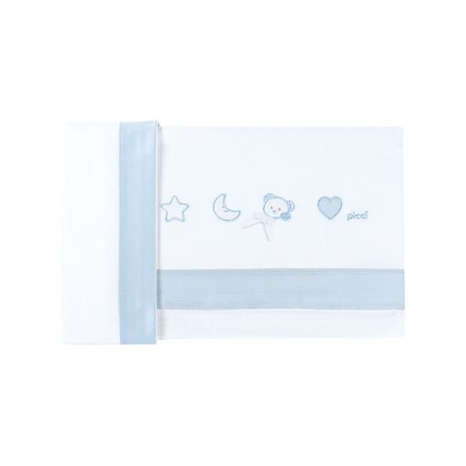 Lenzuola culla Lila Cielo