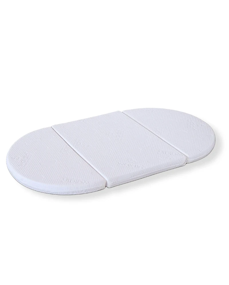 Lettino Ovale 7in1 con Materasso - Bianco