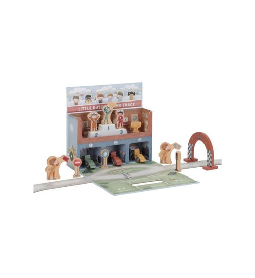 Set gara macchinine in legno