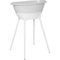 Vaschetta per bagnetto con supporto - grey