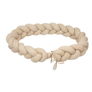 Treccia paracolpi per culla/lettino - beige