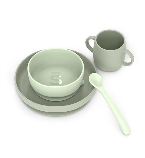 Set pappa in silicone con ventosa - Suavinex