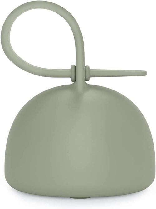 Porta ciuccio in silicone azzurro