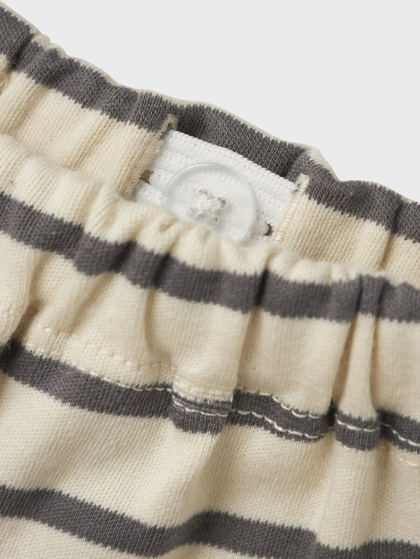 Pantalone morbido - righe grigie