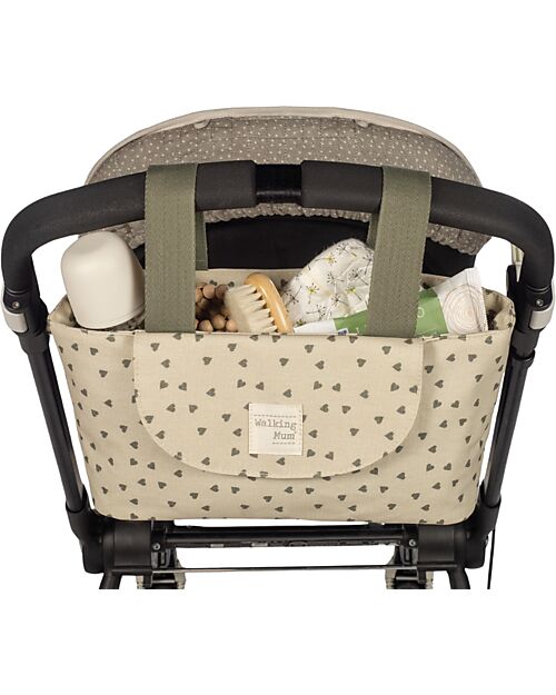 Organizer da passeggino - cuori green