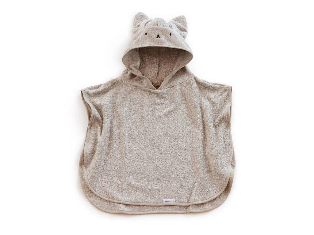 Poncho in spugna beige - 2/4 anni