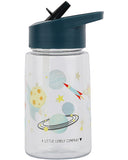 Borraccia con Cannuccia da Decorare con Sticker, 450 ml - Spazio