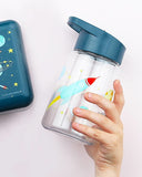 Borraccia con Cannuccia da Decorare con Sticker, 450 ml - Spazio
