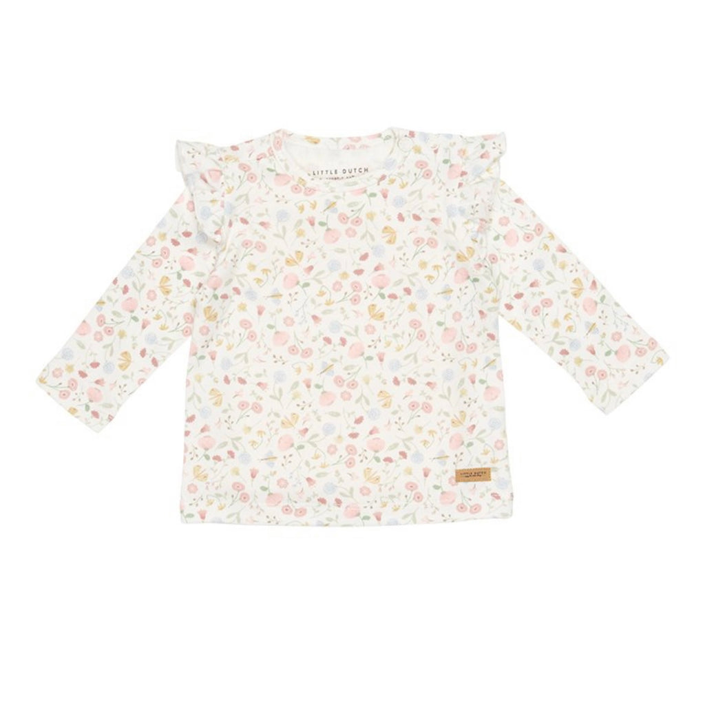 Tshirt manica lunga - Flower & Butterlies