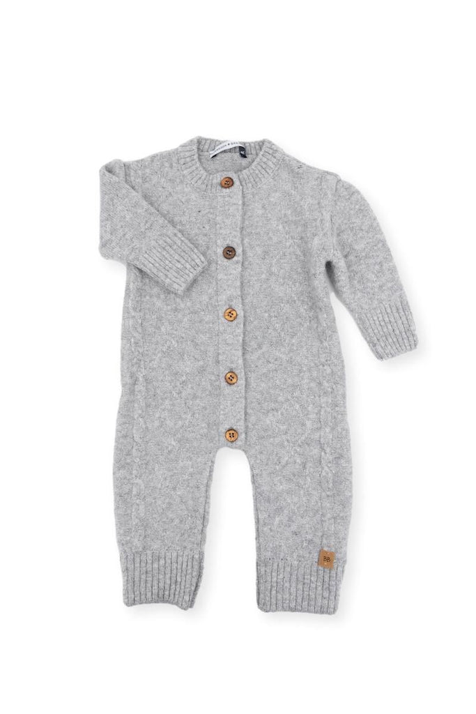 Tuta Lana Rombi Aperti - Grigio