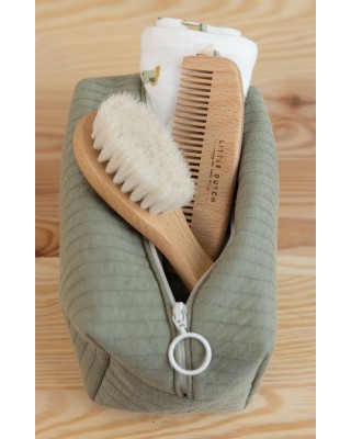 Set spazzole e pettine in legno - little dutch